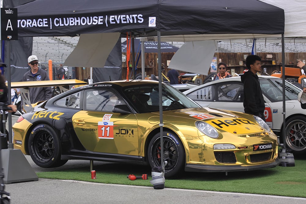 11 gold black Porsche 911 Hertz paddock RF copy