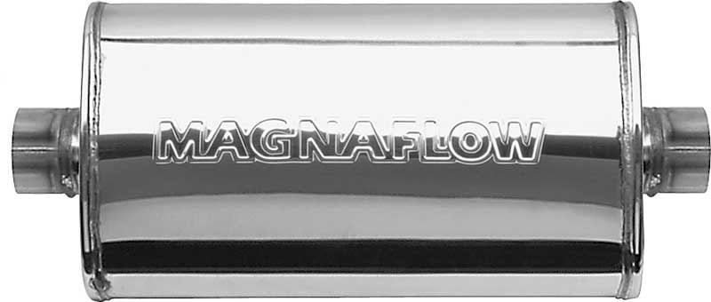 11214 Magnaflow 4X9 Oval 14 Stainless Muffler Center 2  copy