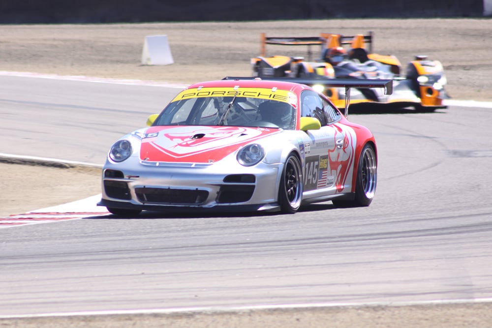 145 Porsche 911 and ALMS car track RF copy