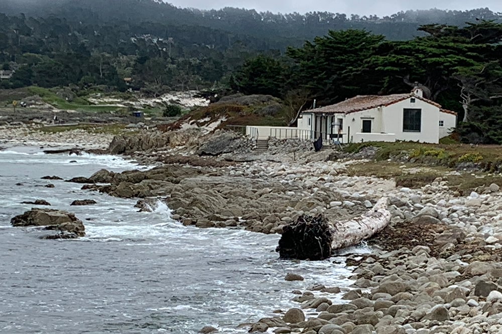 17 mile drive Pebble club house coast