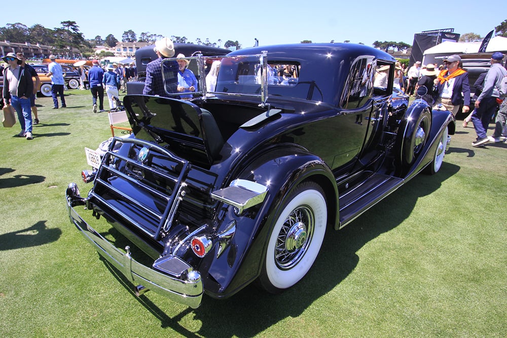 1934 Packard 1107 Twelve Coupe rear