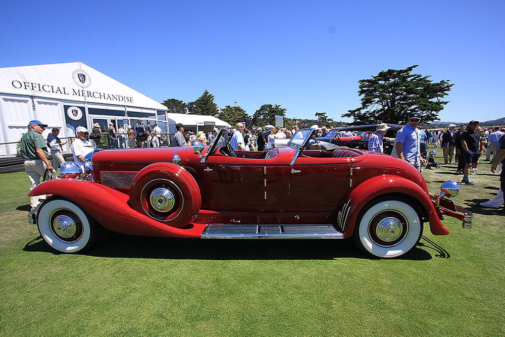 1935 Duesenberg dual cowl side