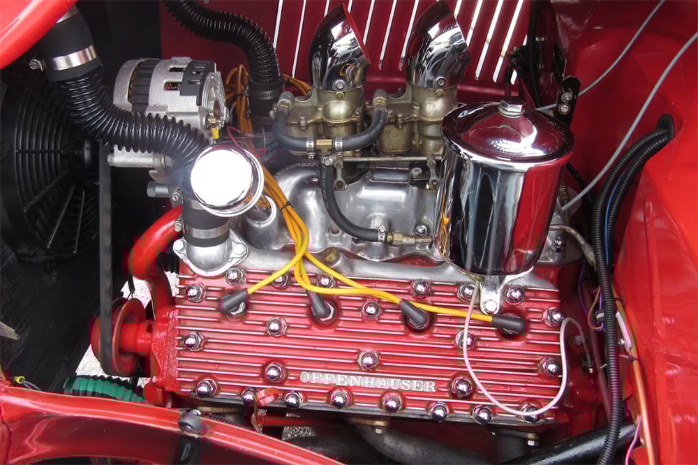 1936 Ford pickup hopped up flathead V8 Offenhauser copy