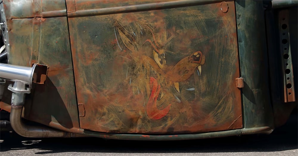 1937 Ford rat rod Wile E coyote copy