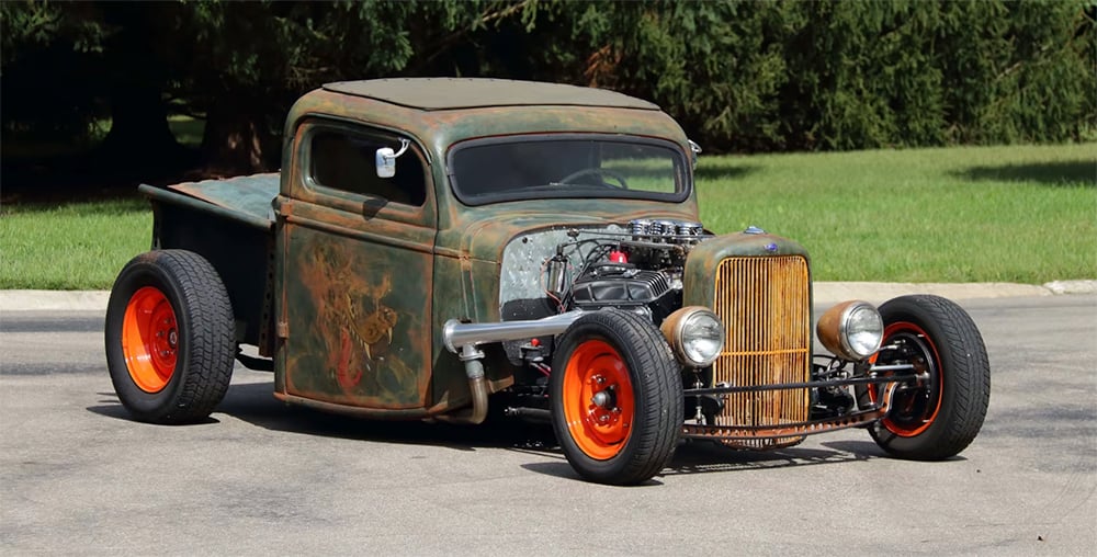 1937 Ford rat rod pickup copy