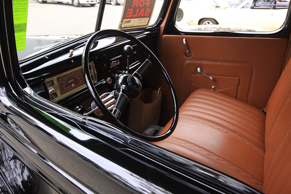 1940 Ford pickup interior Gary Elledge