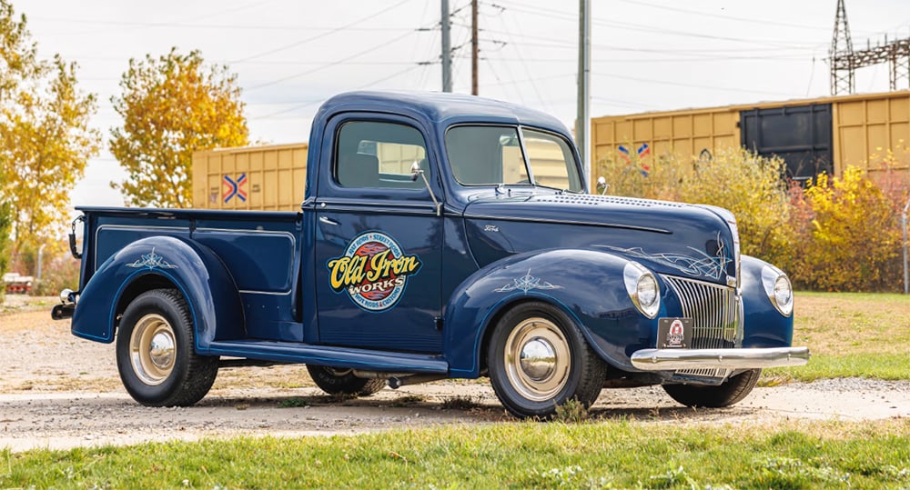 1940 Ford pickup steelies good choice copy