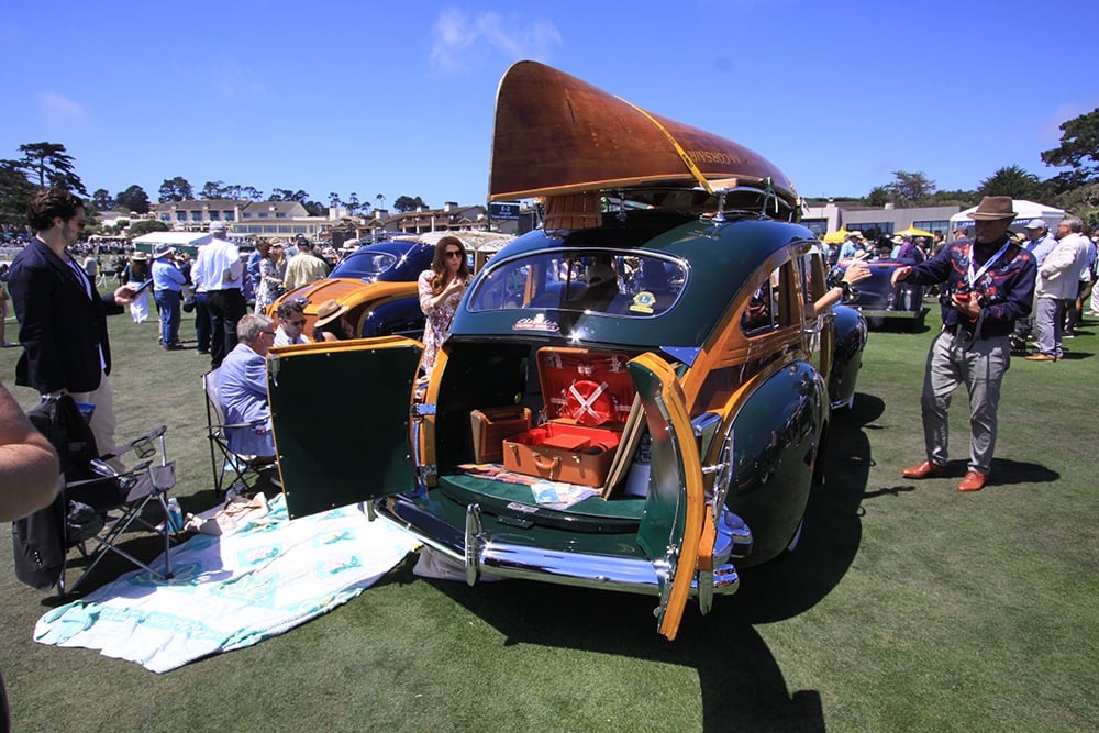 1941 Chrysler Town and Country station wagon rear