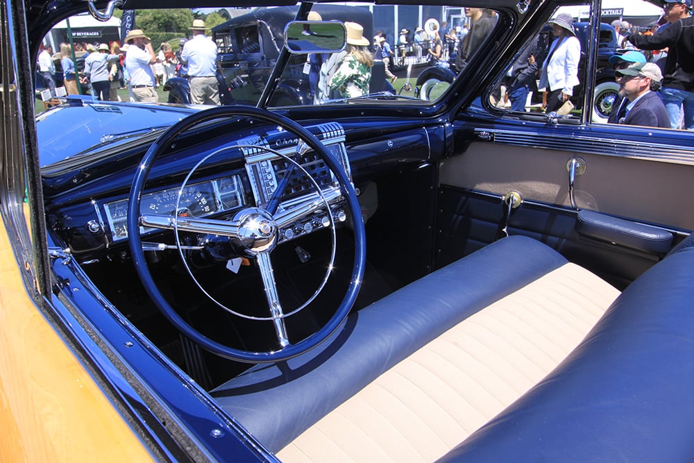 1948 Chrysler Town and Country Convertible interior