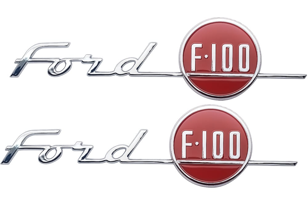1955 Ford F100 hood side emblem TR16721B_main-01 copy
