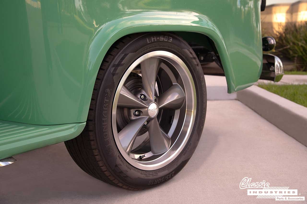 1955_GMC_100_Series_Sage_Green_Rear_Wheel_and_Tire