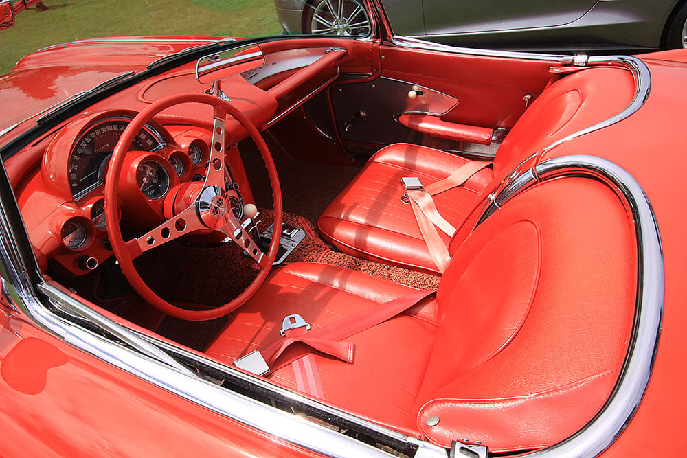 1958 Corvette interior