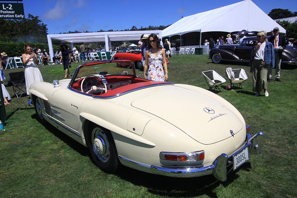 1959 300 SL roadster rear
