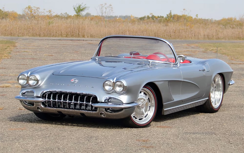 1962 Corvette silver restomod front copy