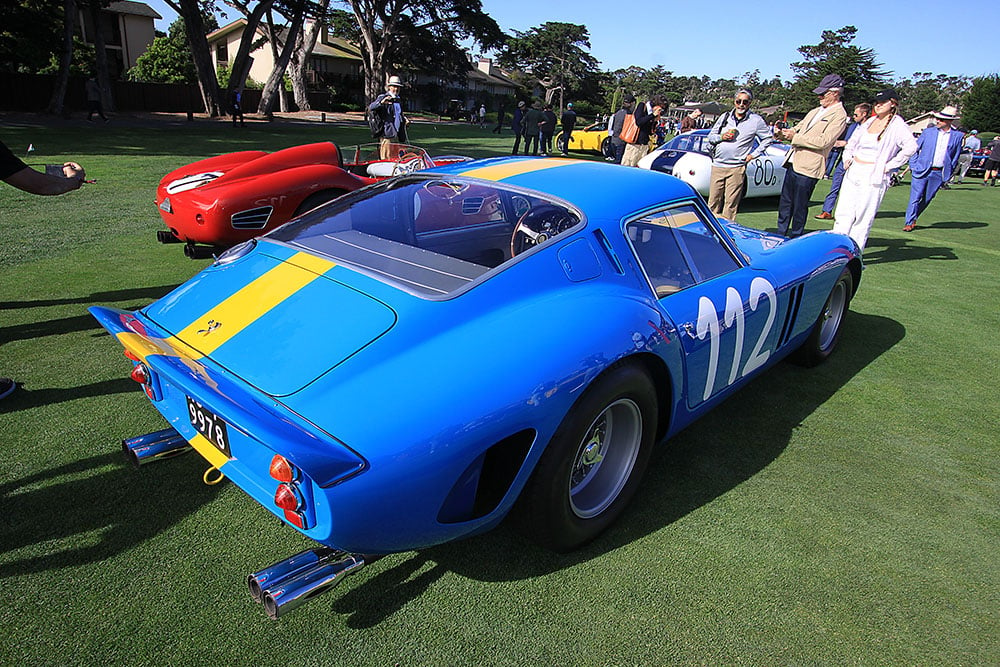 1962 Ferrari 250 GTO blue rear