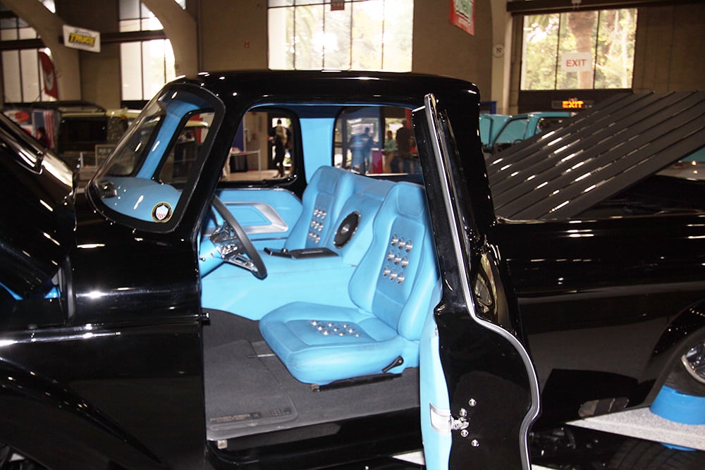 1962 Ford unibody pickup interior
