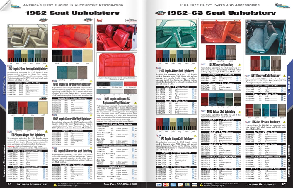 1962-63 Impala Seat Upholstery pp 26-27 copy