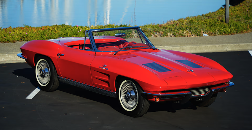 1963 C2 Corvette convertible red