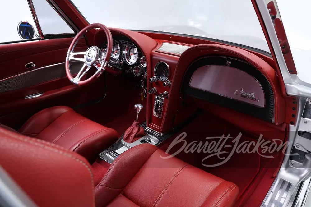 1963 Corvette red interior