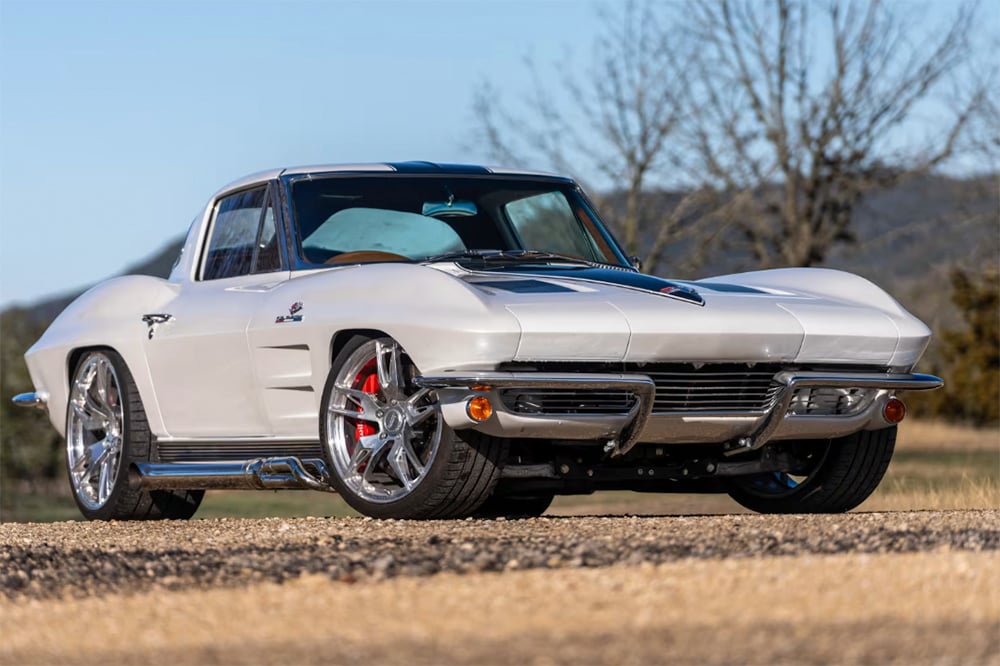 1963 Corvette restomod coupe front copy