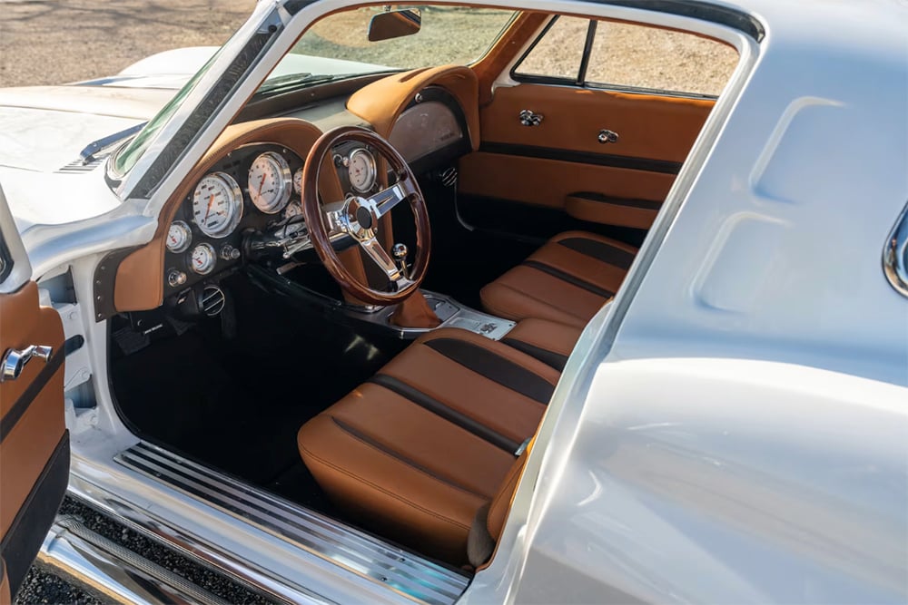 1963 Corvette restomod coupe interior copy