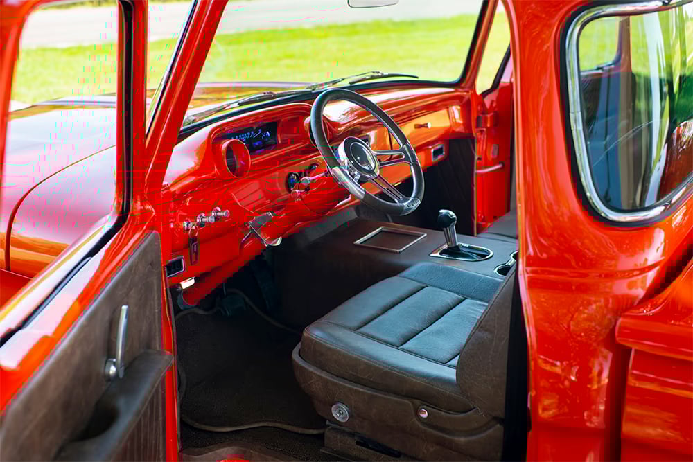1963 Ford F100 interior restomod