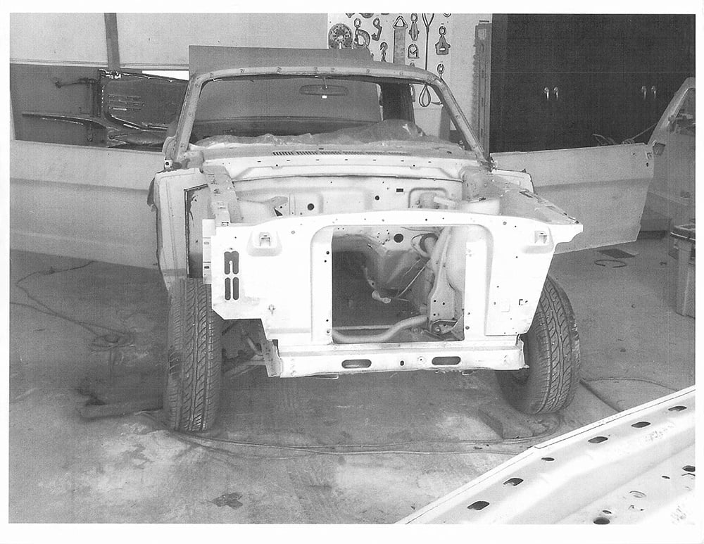 1964.5 Mustang Wally taken apart copy