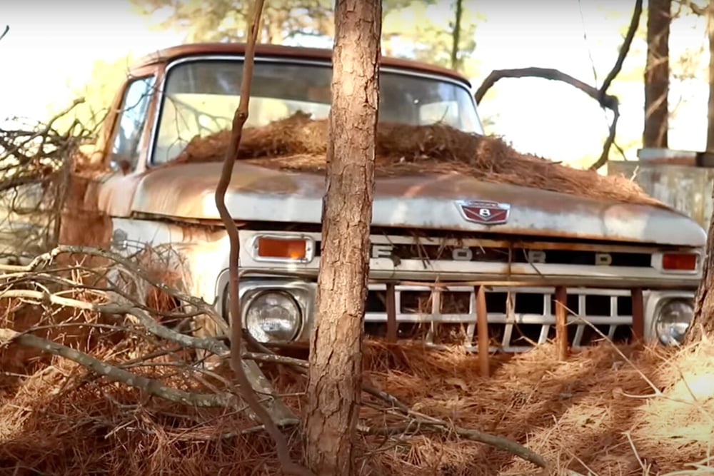 1965 Ford truck rusty Ford Muscle mag