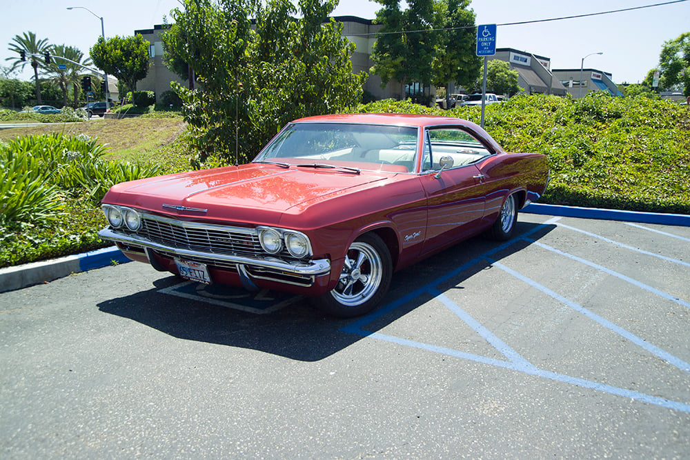 1965 Impala red front 1000