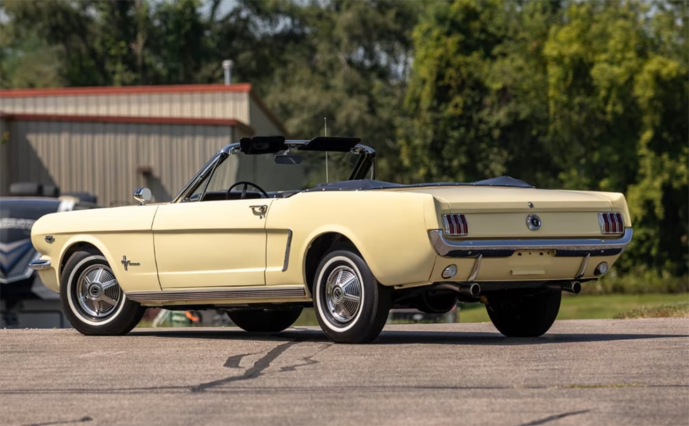 1965 Mustang rear conv top down copy