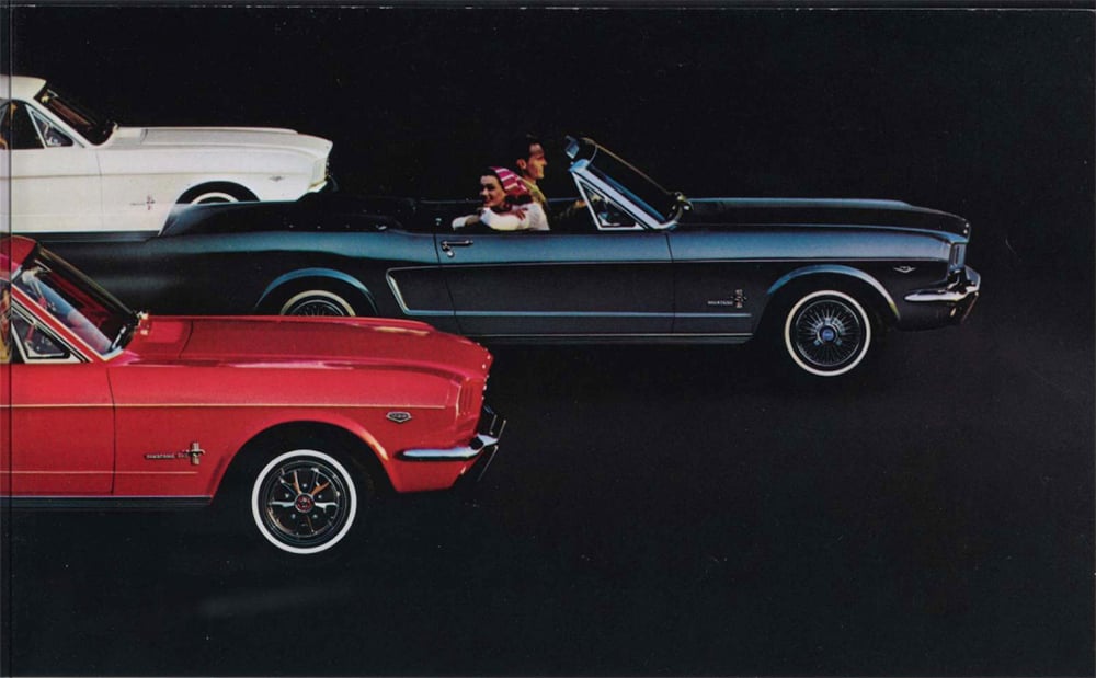 1965 Mustangs from brochure 1000