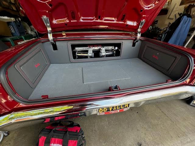1966 Chevy II Nova trunk improved some more