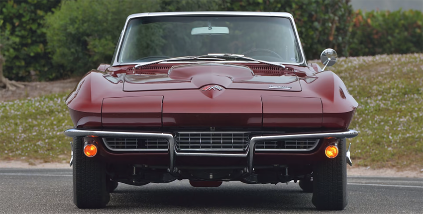 1966 C2 Corvette Marlboro Maroon grill 850