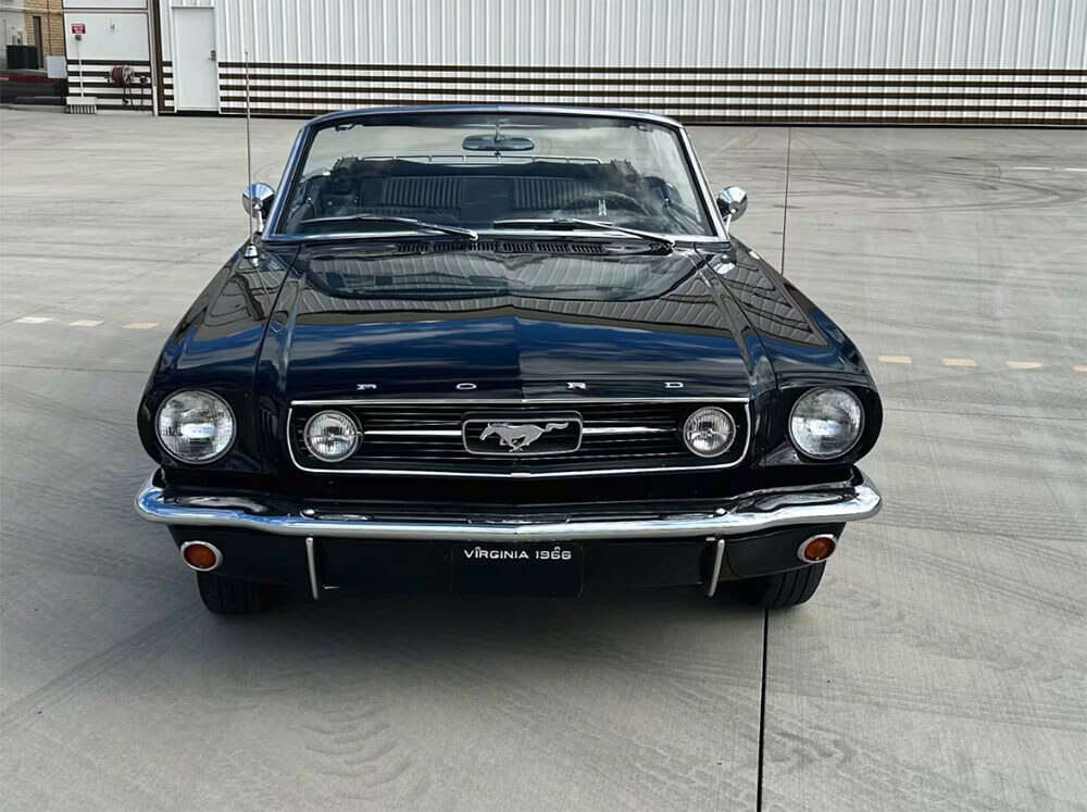 1966 Mustang data plate front 1K