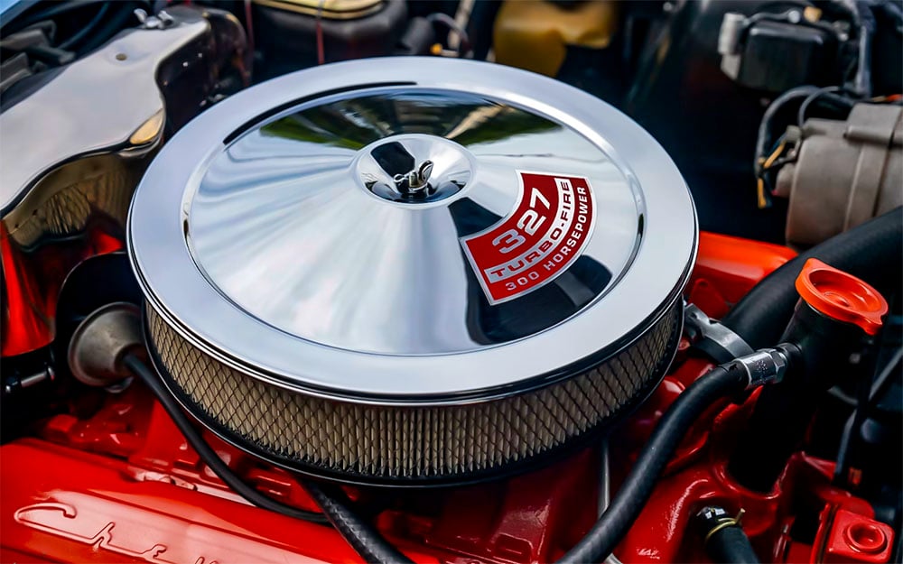 1967 Corvette 327 CID 300 HP engine copy