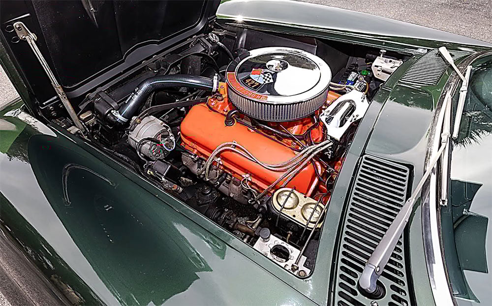 1967 Corvette 427 CID 390 HP engine copy