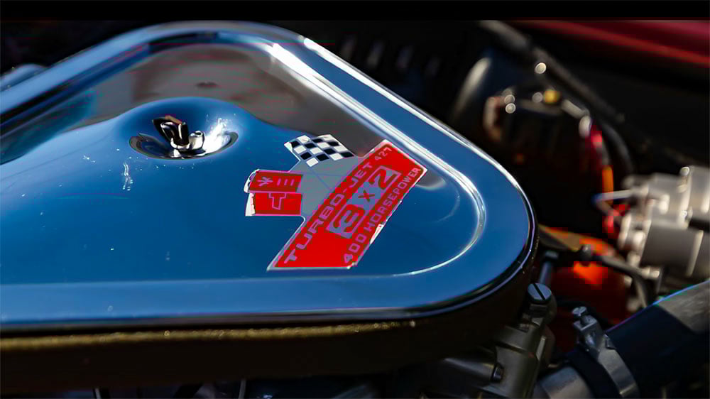 1967 Corvette 427 CID with 400 HP engine copy