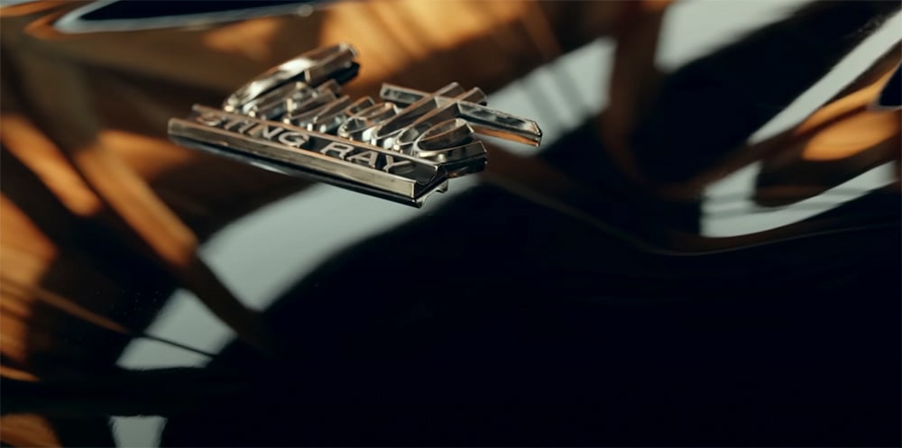 1967 Corvette Sting Ray badge copy