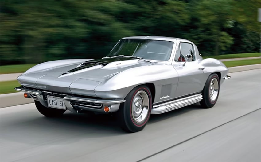 1967 C2 Corvette big block at speed 850