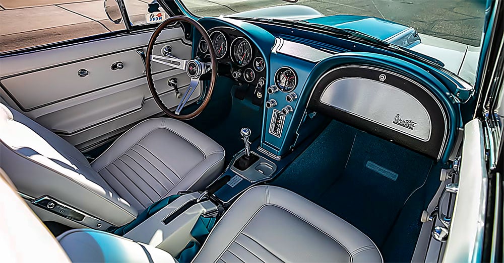 1967 Corvette convertible Ermine White interior copy
