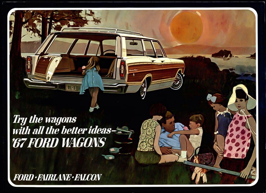 1967 Ford station wagons brochure copy