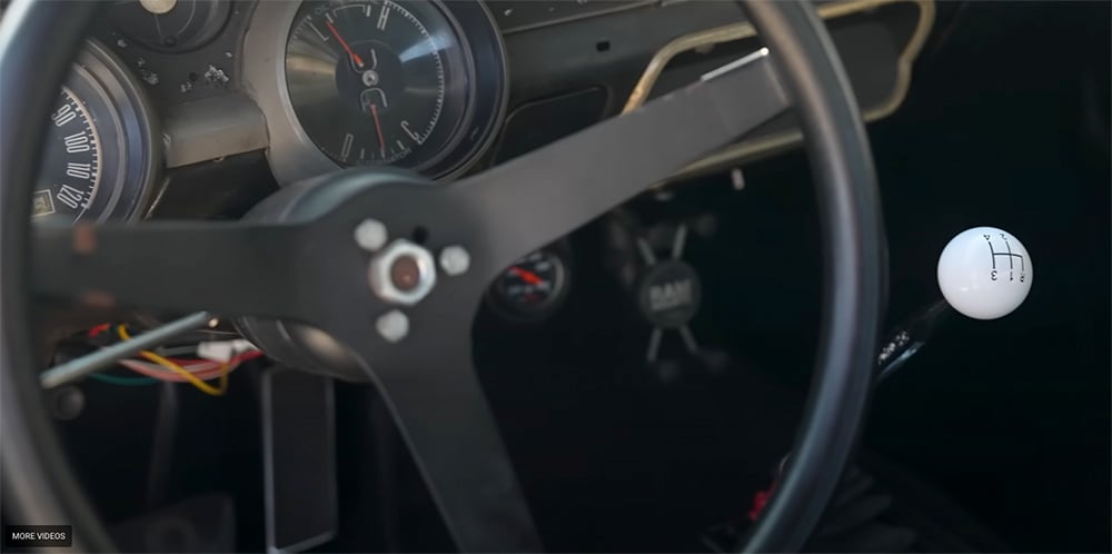 1967 Mustang NASCAR steering wheel copy