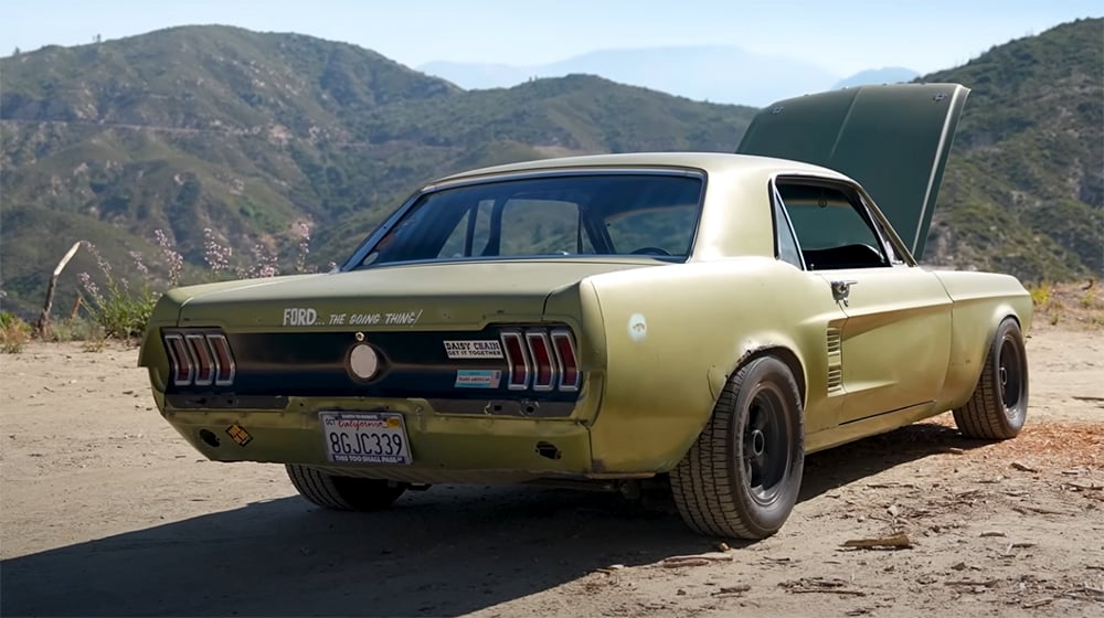 1967 Mustang Patina notch rear great view copy