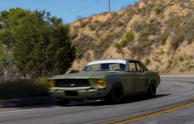 1967 Mustang notch exiting corner copy