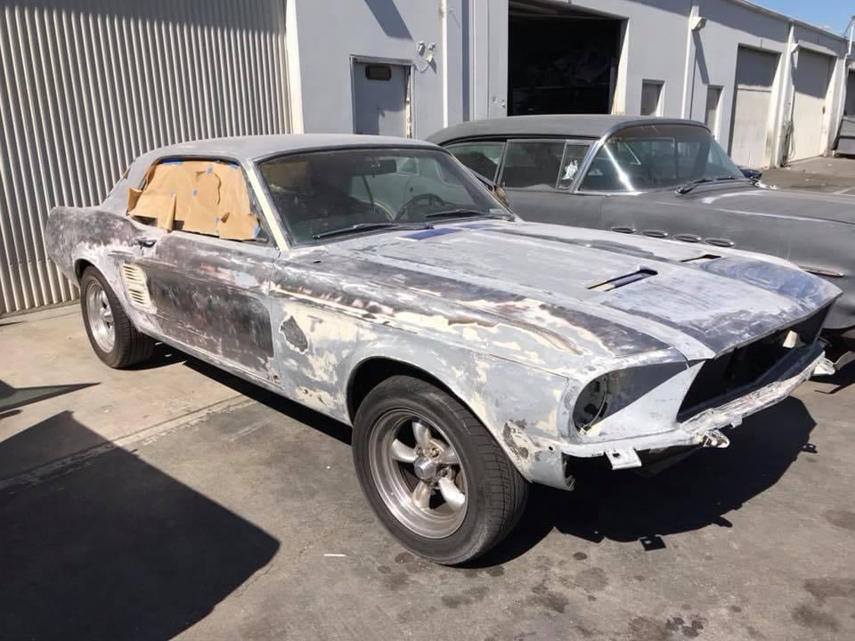 1967 Mustang stripped