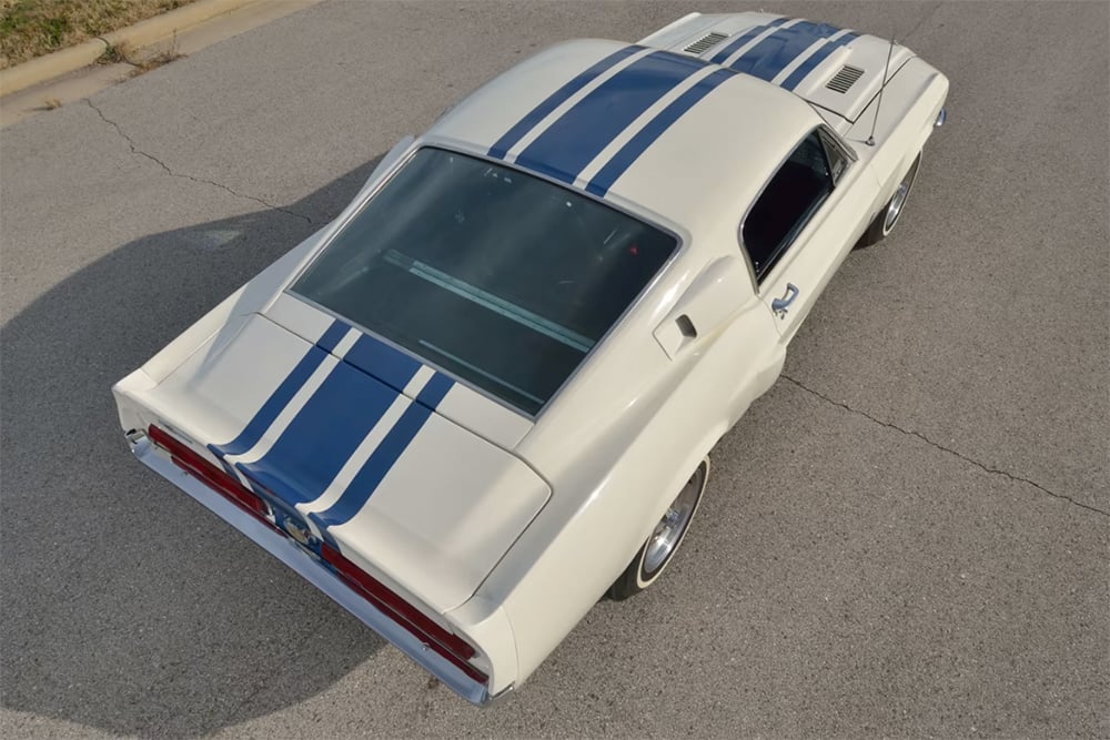 1967 Shelby GT500 Super Snake Mustang from above copy