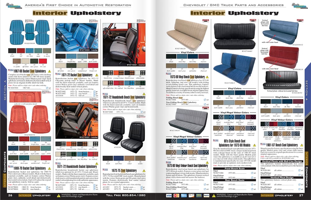 1967-87 GM Truck seat upholstery pages 26-27 copy