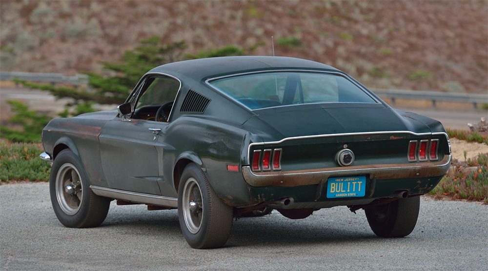 1968 Bullitt Mustang rear 1000 px