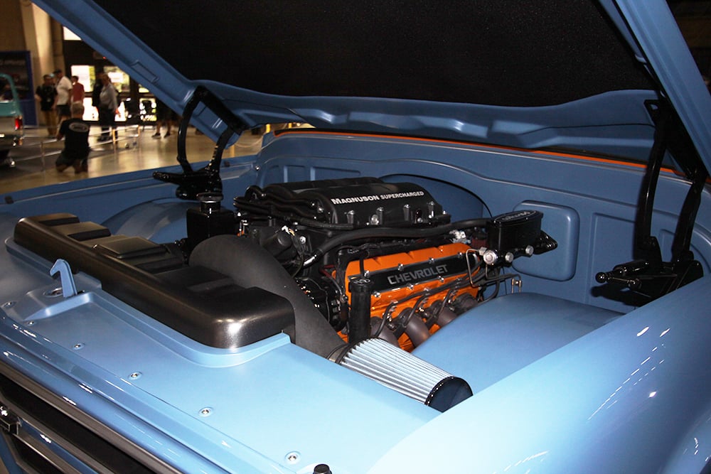 1968 Chevy C10 engine Bob Matranga Newport California