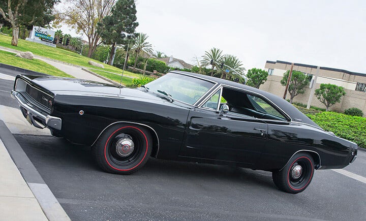 1968 Dodge Charger jet black